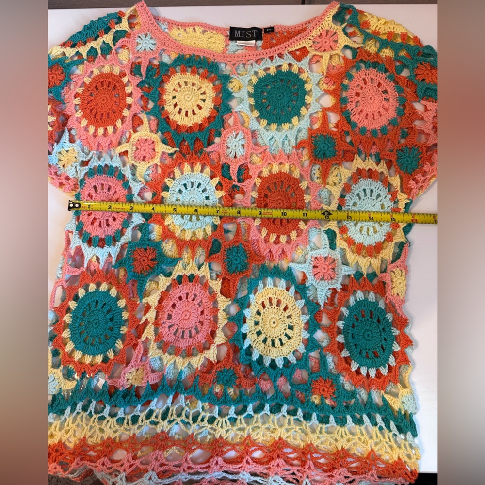 Colorful Crochet Top